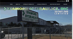 Desktop Screenshot of diamondhydraulics.com